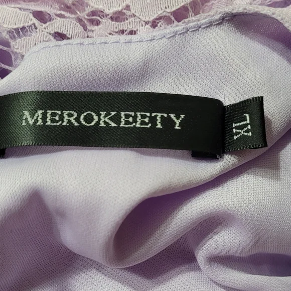 Flutter Sleeve Lace Eyelet Maxi Dress - Picture 4 of 8